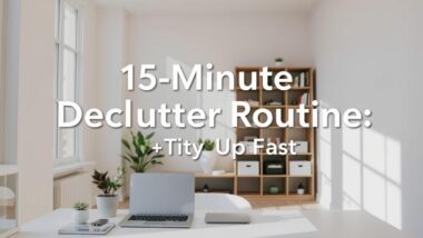 15-Minute Declutter Routine